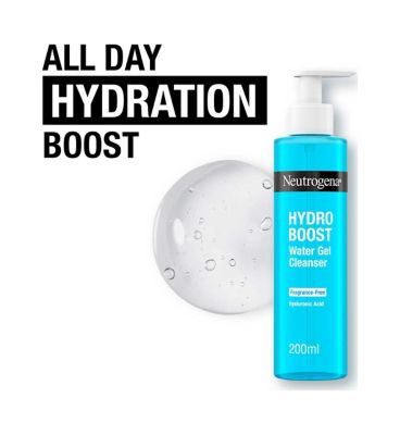 Neutrogena Hydro Boost Water Gel Cleanser Fragrance-Free with Hyaluronic Acid and Glycerin 200ml (13)