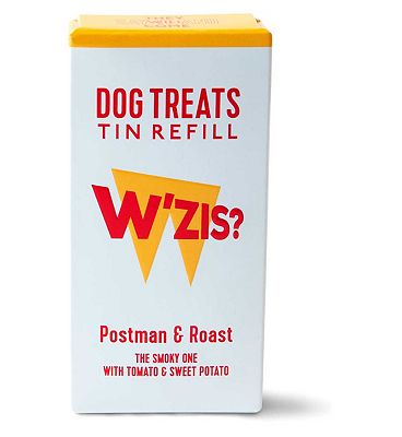 W’ZIS Plant Based Dog Treat Tin Refil - Postman & Roast Flavour 48g