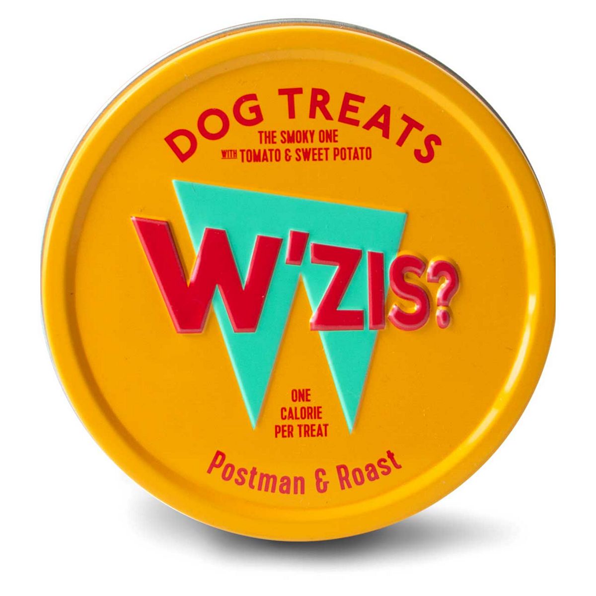 W'zis Plant Based Dog Treat Tin - Postman & Roast Flavour 50G