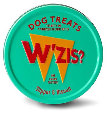 W'ZIS Plant Based Dog Treat Tin - Slipper & Biscuit Nutty Flavour 50g