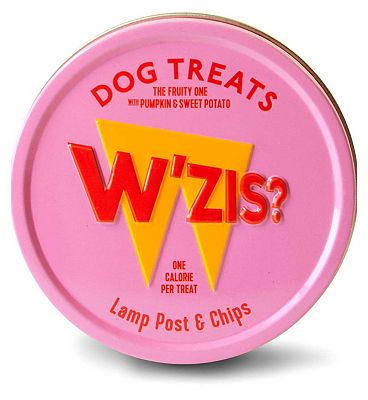 W'ZIS Plant Based Dog Treat Tin - Lampost & Chips Flavour 50g