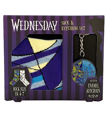 Wednesday Sock Keyring Set