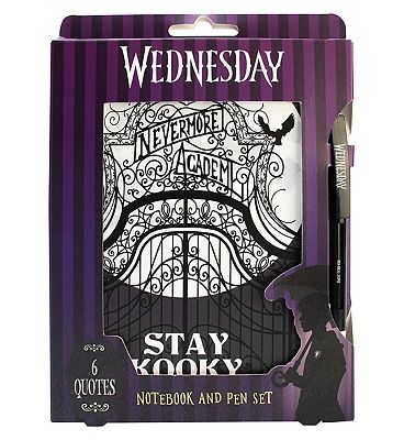 Wednesday Notebook Pen Set