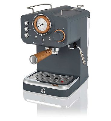 Swan Nordic Espresso Coffee Machine - Grey