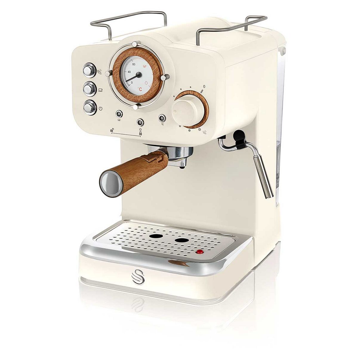 Swan Nordic Espresso Coffee Machine - White