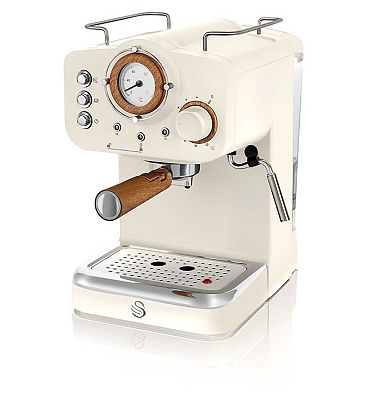 Swan Nordic Espresso Coffee Machine - White