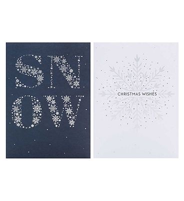 Boots Snowflake Duo 12pk Cards