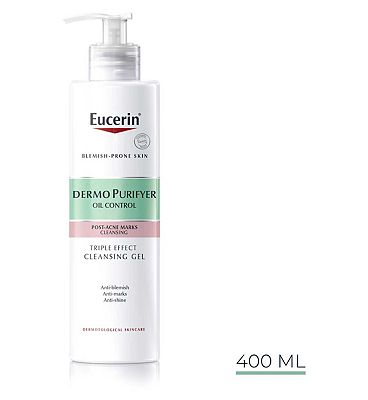 Eucerin DermoPure Triple Effect Cleansing Gel 400ml