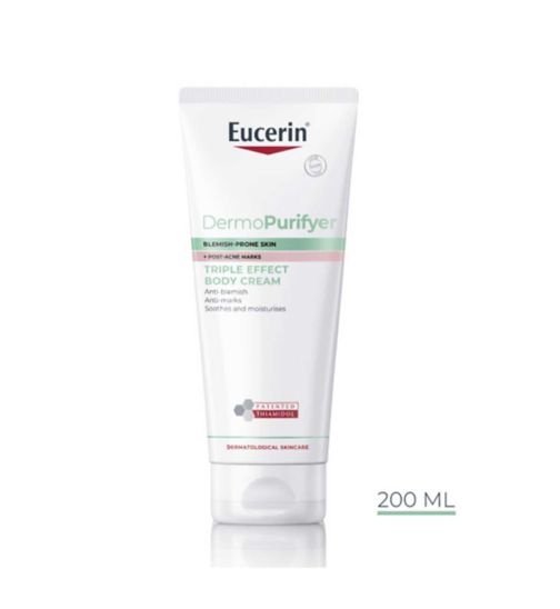 Eucerin DermoPure Triple Effect Body Cream for Post-Acne Marks 200ml