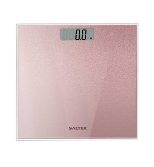 Salter Electric Scales Rose Gold
