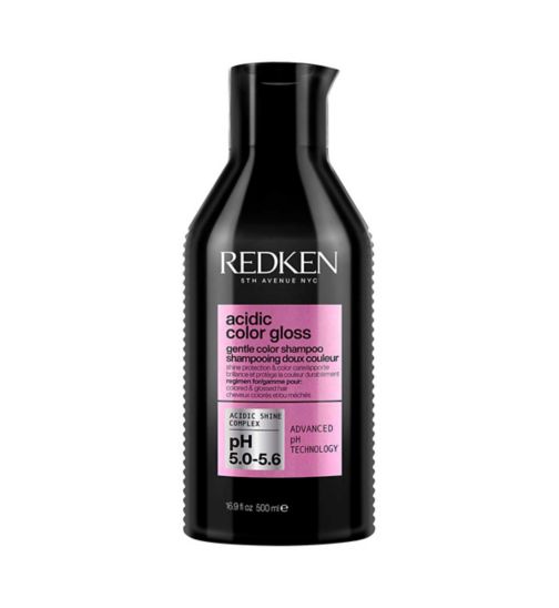 REDKEN Acidic Color Gloss Shampoo, Glass-Like Shine, for Colour Treated Hair, Supersize 500ml