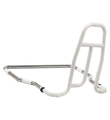 NRS Healthcare Steel EasyFit Bed Grab Rail With Straps White 600mm