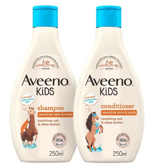 AVEENO® Kids Conditioner 250ml;AVEENO® Kids Shampoo 250ml;Aveeno Baby Kids Shampoo 250ml;Aveeno Kids Conditioner 250ml;Aveeno Kids Hair Duo