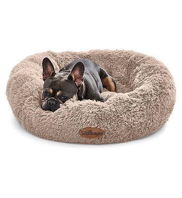 Silentnight Calming Donut Pet Bed - Natural - Small/Medium