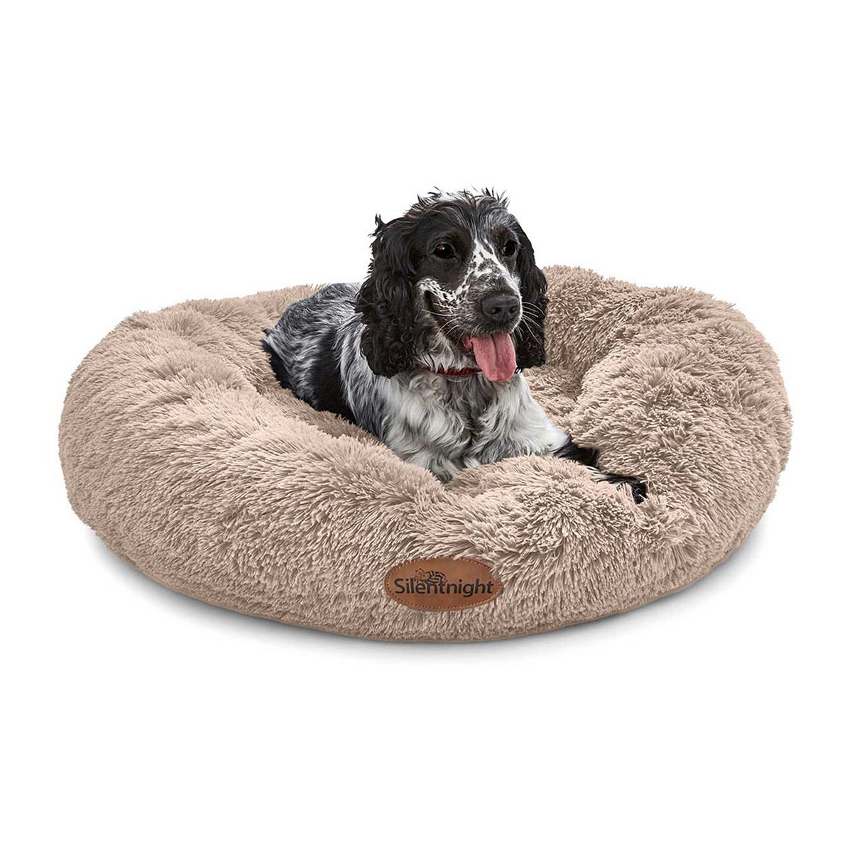 Silentnight Calming Donut Pet Bed - Natural Large