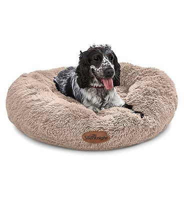 Silentnight Calming Donut Pet Bed - Natural -  Large