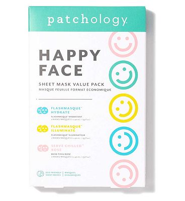 Patchology Happy Face Sheet Mask Value Pack