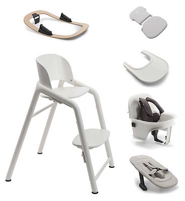 The Ultimate Bugaboo Highchair Bundle - White Wood