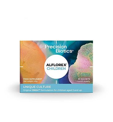 PrecisionBiotics Alflorex  Children Daily Gut Health Supplement 30 Sachets