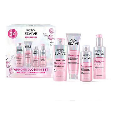 L'Oral Paris Elvive Glycolic Gloss At-Home Glossing Set