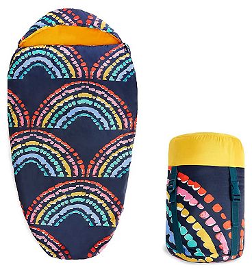 Silentnight Camping Collection Kids Sleeping Bag - Rainbow