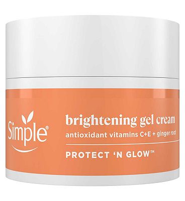 Simple Protect 'n' Glow Radiance Reset Face Moisturiser for Glowing Skin 50ml