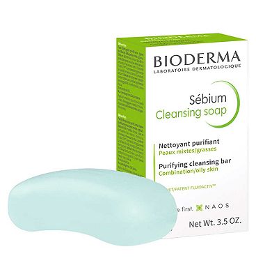 Bioderma Sebium Cleansing Soap For Oily To Acne-Prone Skin 100G