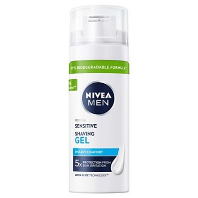 Nivea Men Sensitive Shave Gel Travel Size 30ml