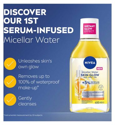 NIVEA Skin Glow Serum Infused Micellar Water 400ml (2)