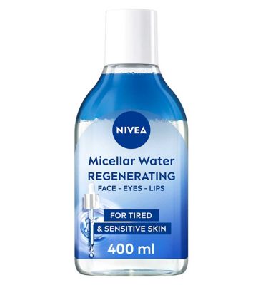 NIVEA Regenerating Micellar Water +5% Serum with Panthenol & Squalane for Tired & Sensitive Skin 400ml (2)