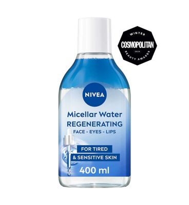 NIVEA Regenerating Micellar Water +5% Serum with Panthenol & Squalane for Tired & Sensitive Skin 400ml (11)