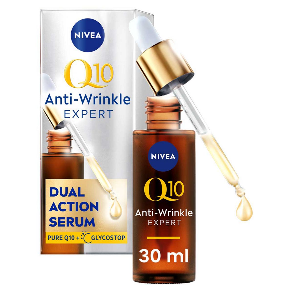 Nivea Q10 Anti-Wrinkle Expert Dual Action Anti-Glycation Serum 30ml