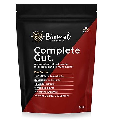 Biomel Complete Gut Powder Pure Vanilla 450g