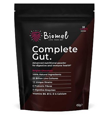 Biomel Complete Gut Powder Belgian Chocolate 450g