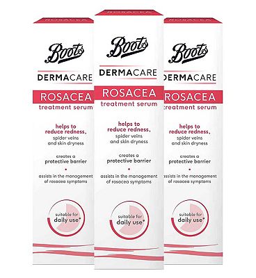 Boots Dermacare Rosacea Treatment 25ml 3pk