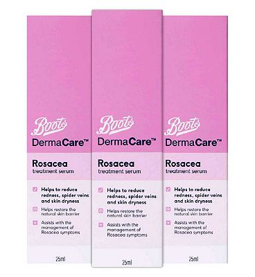 Boots Dermacare Rosacea Treatment 25ml 3pk