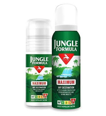 Jungle Formula Max Aerosol 125ml & Max Roll On 50ml Bundle