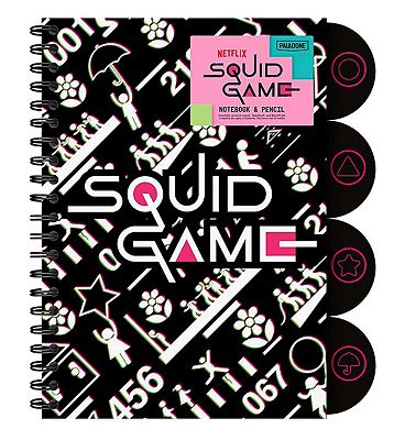 Squid Game Notebook and Pencil Set