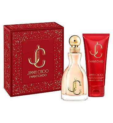 Jimmy Choo I Want Choo Gift Set: Eau de Parfum 60ml + Body Lotion 100ml Plastic Free