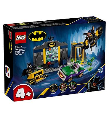 LEGO super heroes DC the Batcave with Batman Batgirl and the Joker