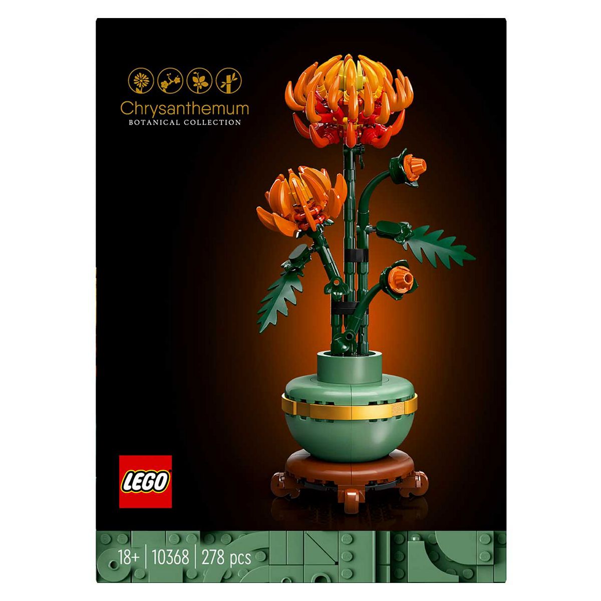 Lego Icons Chrysanthemum Flower Set For Adults