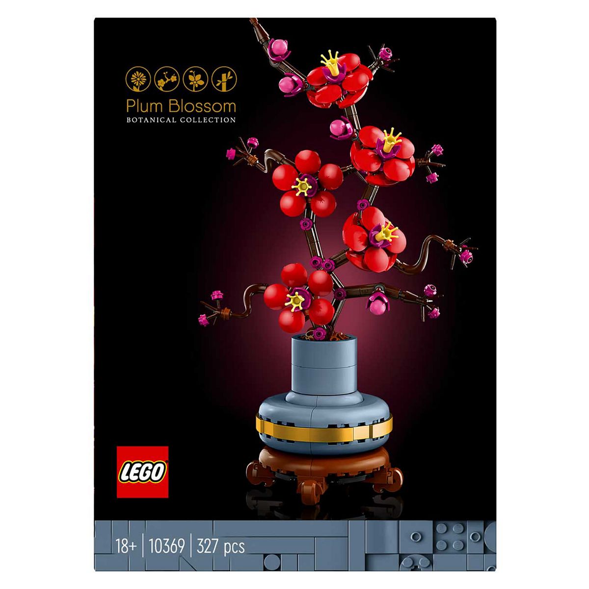 Lego Icons Plum Blossom Flower Building Set