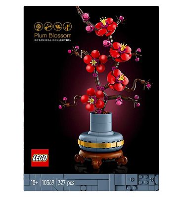 LEGO Icons Plum Blossom Flower, Home Decor Set