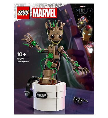 LEGO Marvel Dancing Groot Buildable Toy Set