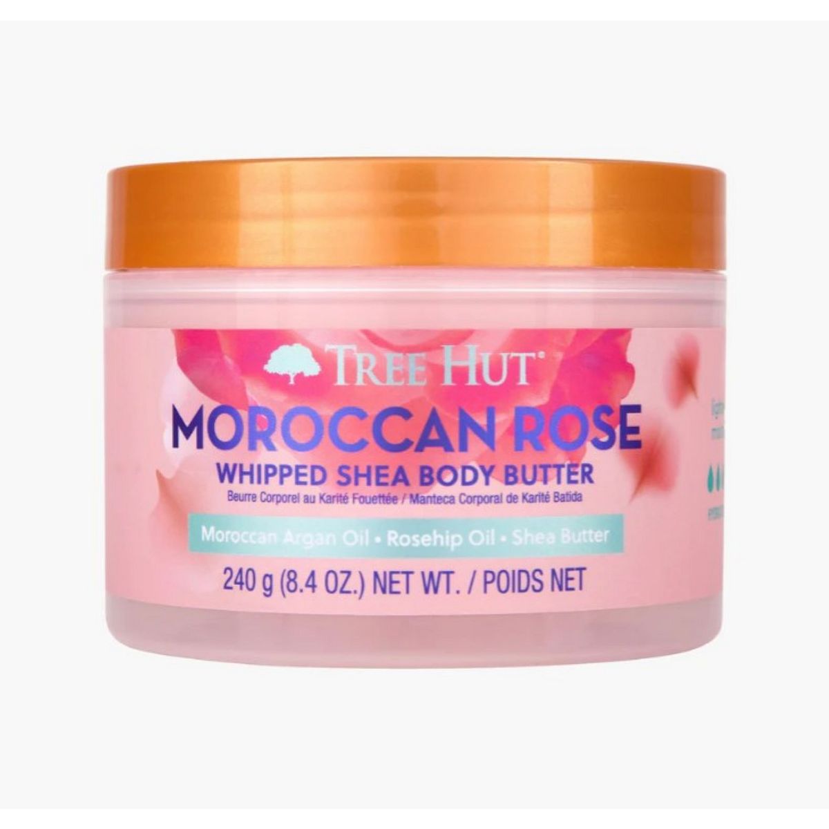 Tree Hut - Whipped Body Butter Moroccan Rose 240g