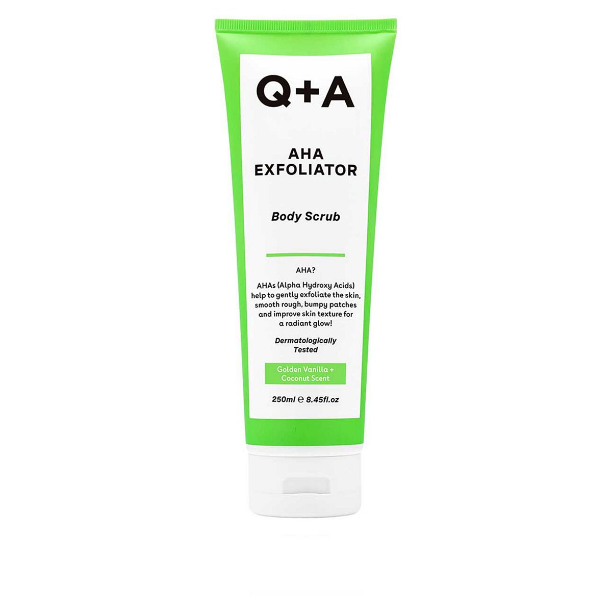Q+A Aha Exfoliator Body Scrub250 ml, 250ml