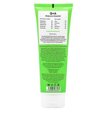 Q+A AHA Exfoliator Body Scrub 250ml (5)