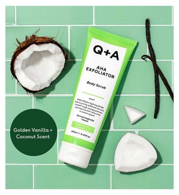Q+A AHA Exfoliator Body Scrub 250ml (7)