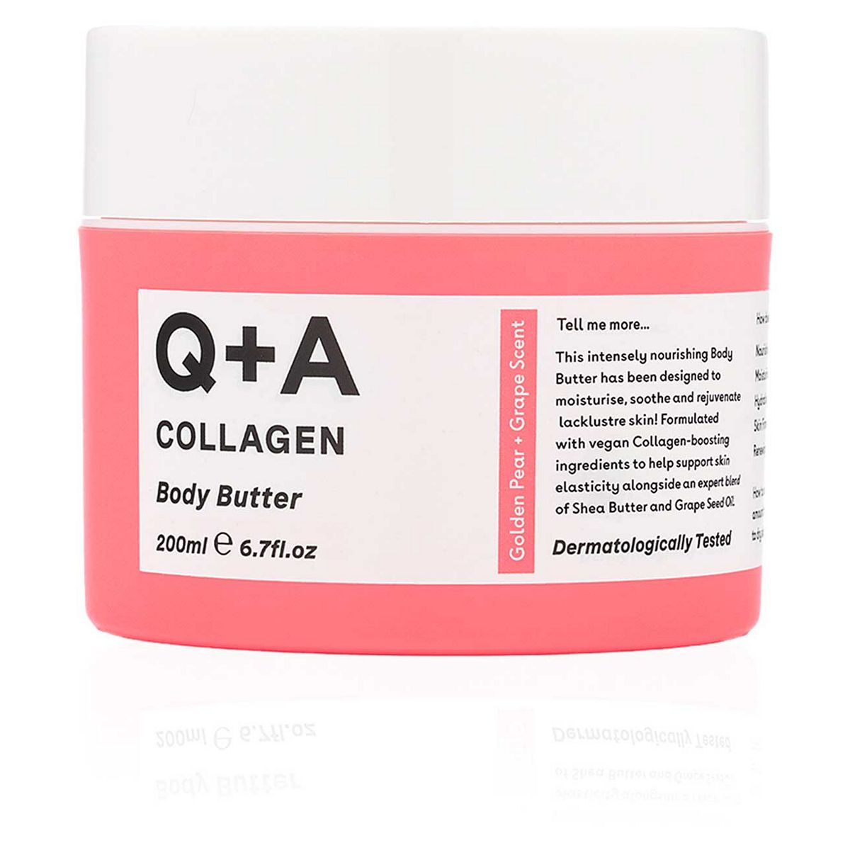 Q+A Collagen Body Butter200 ml, 200ml