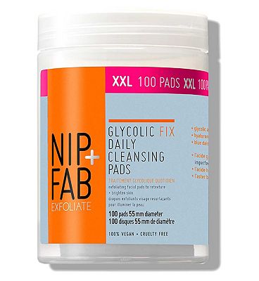Nip+Fab Glycolic Fix Daily Cleansing Pads XXL (100 Pads)